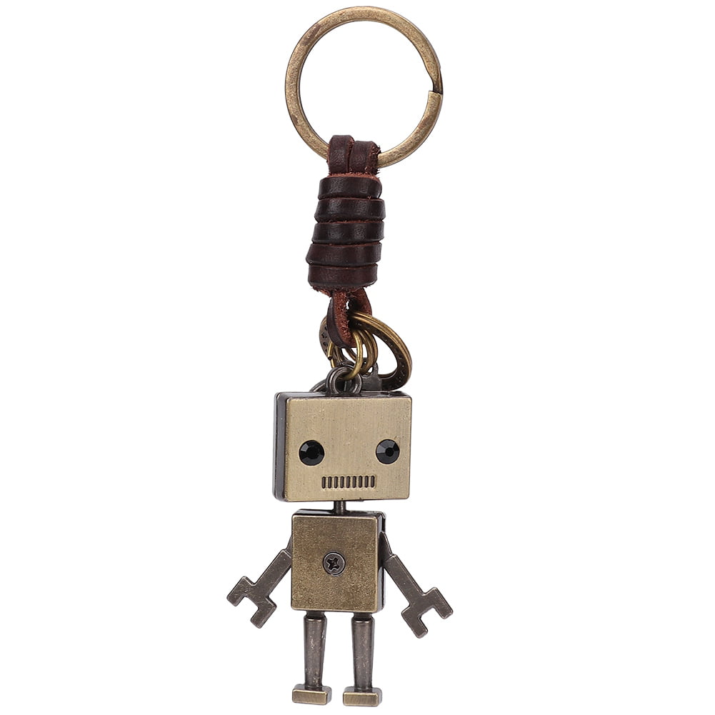 Keyring Keys Chain-Ring Cute Movable Metal Robot Keychain Bag Purse Pendant Gift 
