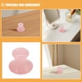 thumbnail image 2 of ColoMX Masajeador facial de cuarzo rosa con forma de hongo, masajeador de jade Gua Sha, herramienta Gua Sha para el cuidado de los ojos y la piel, para uso en spas y salones de belleza en casa., 2 of 7