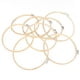 thumbnail image 4 of Aros de bordado de bambú Círculo Anillo de aro de punto de cruz para adornos del hogar, artesanía de costura práctica(8Pcs x 20cm) conjunto de aro Spptty bordado de costura, 4 of 7