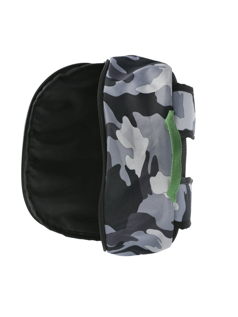 John Deere Boys' August 17" Laptop Backpack with Lunch Box, Black Camo John Deere Boys' August 17" Laptop Backpack with Lunch Box, Black Camo