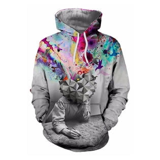 color splash hoodie
