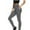 *1-Gray, variant on Women's Fleece Lined Yoga Pants,Winter Warm Butt Lift Leggings For Women,Ladies Seamless Breathable Jogging Pants with Pockets,Black,Size XL