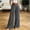 (Fashion 209)Gray, variant on Women's High Waist Pleated Wide Leg Dress Pants Solid Color Straight Leg Trousers with Belt Work Business Long Pant