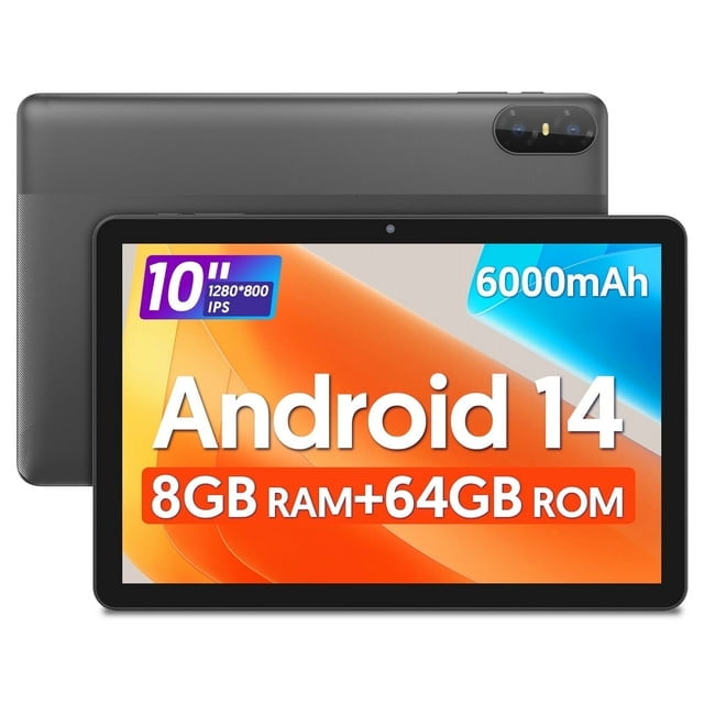 Android Tablet, 10 inch Android 15 Tablet with Octa-Core Processor