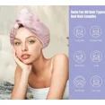 thumbnail image 4 of For Ultra Long Bonnet Wrap Absorbent Drying Fast Women Hair Girls Cap Towel Silk Satin, 4 of 6