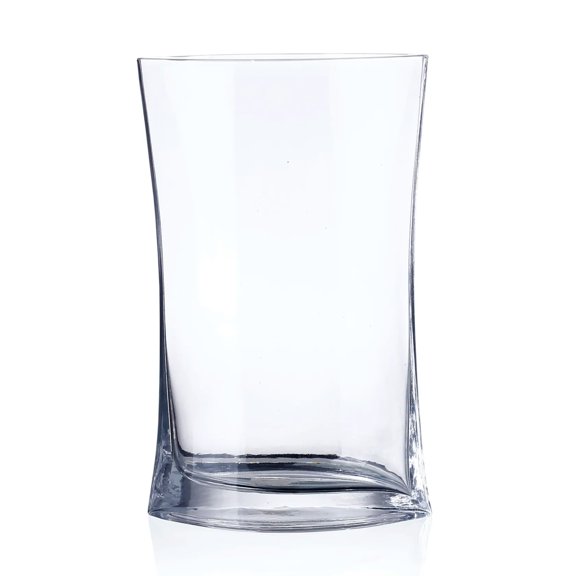 CC Home Furnishings Handblown Marquis Glass Flower Vase - 11" - Clear