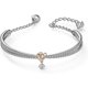 thumbnail image 2 of Bracelets SKI Crystal Knot Bracelet, 2 of 4