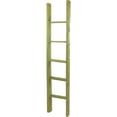 thumbnail image 4 of Ekena Millwork 15"W x 72"H x 3 1/2"D Vintage Farmhouse 5 Rung Ladder, Barnwood Decor Collection, Restoration Green, 4 of 13