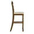 thumbnail image 5 of Linon Kiley Full Back Wood Bar Stool, 30" Seat Height, Walnut Finish, 5 of 12