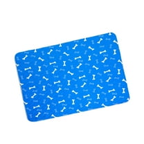 Soimiss Printed Dog Pee Pads Absorbent Slip Training Mat For Pets Washable Comfortable For Potty Training Blue S