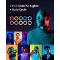 12'' LED RGB Ring Light with 62'' Tripod Stand, Selfie for Video ...