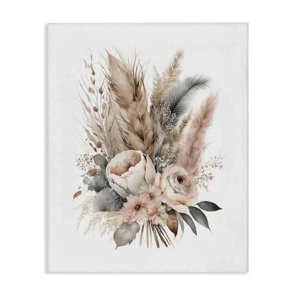 Stupell Industries Eclectic Boho Feather Bouquet Canvas Art, 16 x 20, by LSR Design Studio