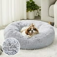 thumbnail image 3 of DABEI Soft Long Plush Cat kennel dog kennel winter warm pet bed Cat Bed Cat Mat Animals Sleeping Sofa, 3 of 14
