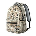 thumbnail image 2 of Paw Prints and Bones Backpack for School,Cute School Bag,Schoolbag with Adjustable Shoulder Straps & Padded Back,15.3"x11"x7.1".﻿, 2 of 6