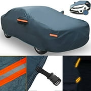 BEYGO Car Cover, Weather Waterproof UV Snow Dust Rain Resistant Outdoor Full car Cover, Universal Fit for Sedan/SUV/PICKUP
