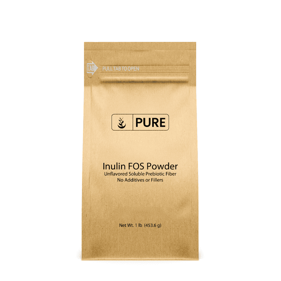 Pure Original Ingredients Inulin FOS Powder 1 lb Always Pure, No Fillers Or Additives, Lab Verified