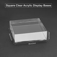 thumbnail image 2 of Clear Polished Acrylic Square Display Block 3x3x1inch Ring Showcase Display Holder Solid Acrylic Cube Jewelry Display Stands Clear Acrylic Blocks, 2 of 8