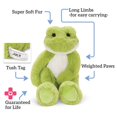 thumbnail image 4 of Vermont Teddy Bear Buddy Frog Plush - Frog Stuffed Animal, Green, 15 Inch, 4 of 10
