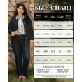thumbnail image 7 of CASSIE LIZ Womens Plus Size Cardigan Sweaters Black Crewneck Long Sleeve Button Down Knit Jackets With Pockets Fall Winter Outerwear Cardigan 5XL 26W 28W, 7 of 7