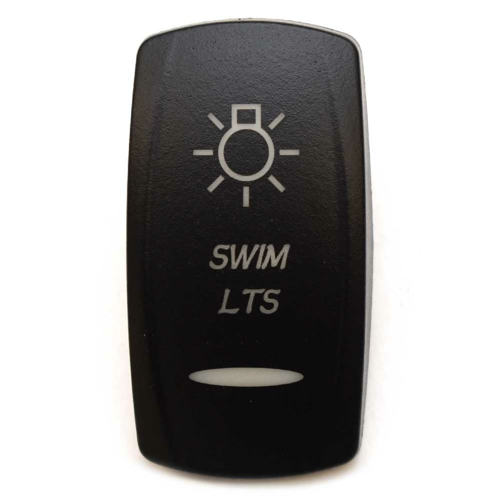 Godfrey Boat Rocker Switch Cover 458057 Swim LTS Actuator Black White