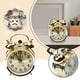 thumbnail image 2 of Reloj de mesa Lemononstore de metal vintage con alarma, muy fuerte, manual, analógico, retro, con luz de fondo., 2 of 6