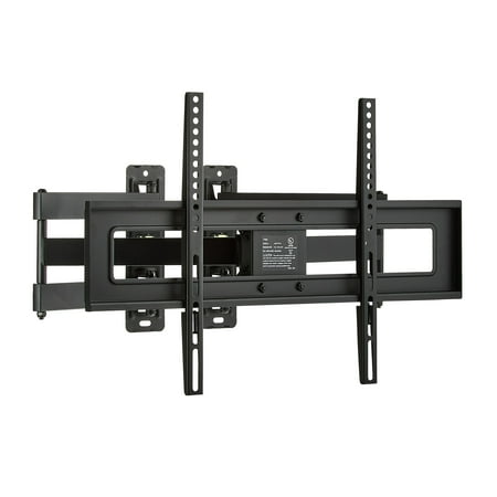 onn Corner Full Motion TV Mount for 37" to 70" TVs, UL Listed, swivel ±60°, up to ±20°Tilting