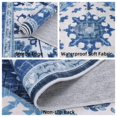 thumbnail image 4 of MeyJey Washable Area Rugs 6'x9' Blue/Navy, Non Slip Vintage Traditional Soft Large Rugs for Living Room Bedroom Nursery Office Retro Home Decor Carpet, 4 of 9
