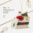 thumbnail image 7 of Spode Christmas Tree Tartan Santa in Sleigh Ornament - Christmas Tree Decorations with Tartan Plaid, Festive Holiday Ornaments for Christmas Trees, Mantels, Home Displays - Collectible Holiday Decor, 7 of 7