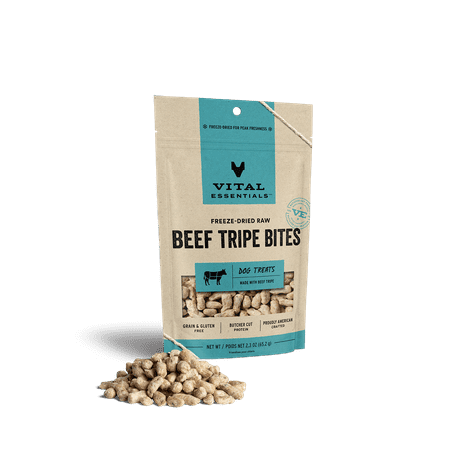 Freeze-Dried Beef Tripe Bites Dog Treats
