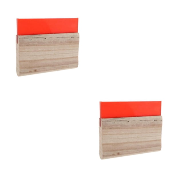 Eigraketly Screen Printing Squeegee Wooden Handle Ink Board Scraper Scratch Type1 NO1