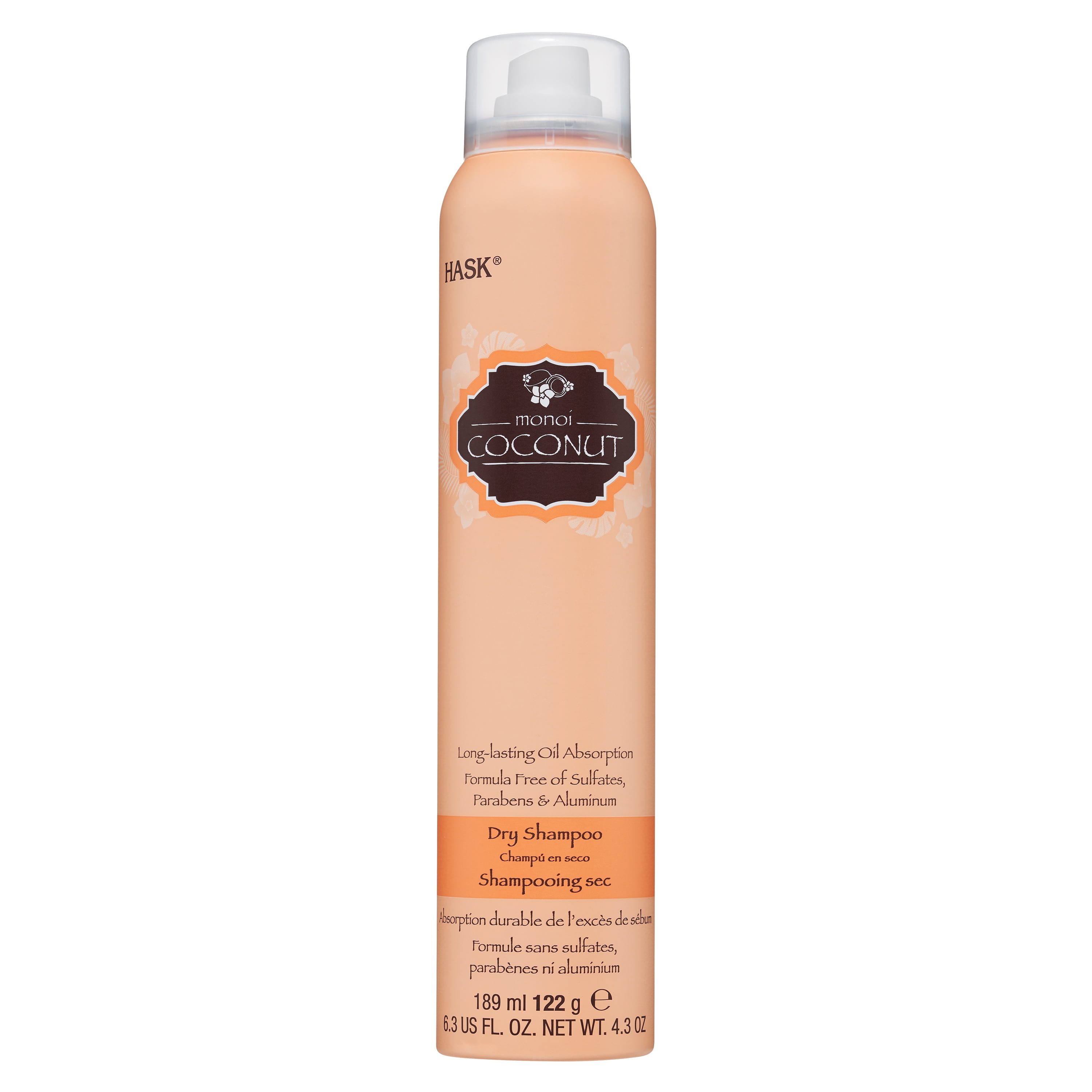 HASK Nourishing Dry Shampoo Sulfate Free Monoi Coconut and tropical