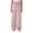 #Pink, variant on DPTALR Women's Drawstring Waist Wide-Leg Pants in Soft Brushed Fabric,Pink,Size L