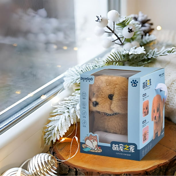 Jouet électronique en peluche pour chiot, chien qui marche, aboiement Jouet électronique en peluche pour chiot, chien qui marche, aboiement