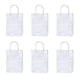 thumbnail image 1 of 6 unids práctica bolsa de asas transparente exquisito bolsas de asas de plástico PVC bolsa de asas, 1 of 6