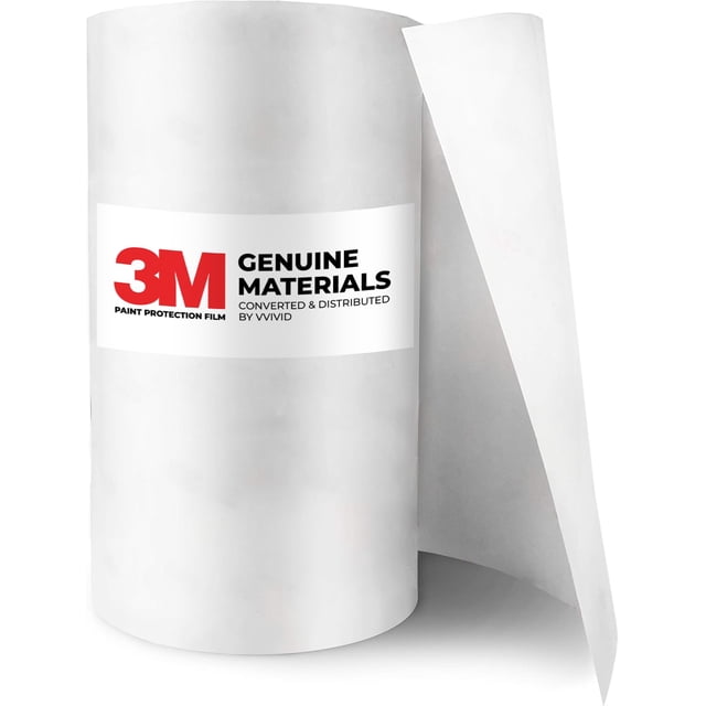 Película protectora de pintura 3M, rollo de película transparente a granel de 15 x 63 cm