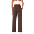 thumbnail image 4 of Womens Sweatpants Pants for Womens Workout Wide Leg Elastic Waist Sweatpants Fashion Line Loose Pants Fall Casual Basic Trousers Fashion Clothing, 4 of 6