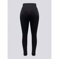 thumbnail image 5 of Women High Waist Patchwork Leggings Zipper Pockets Slim Fit Casual Going Out Pants, 5 of 8