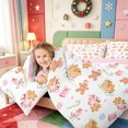 thumbnail image 4 of Manfei Modern Christmas Tree 7-Piece Twin Bedding,Western Xmas Festive Bedding Comforter Set,Pink Reversible, 4 of 7