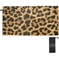 thumbnail image 2 of Coolnut Leopard Beach Towel, Sand Free Super Absorbent Oversized Travel Towel with Mesh Bag for Beach,Camping, Swimming, Holiday, 30"x 60", 2 of 6
