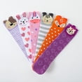 thumbnail image 6 of MXIEZI 3-15T Kids Girls Knee High Socks Toddler Long Boot Silly Tall Socks 3 Pairs, 6 of 11