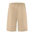 thumbnail image 6 of LEKWK Cargo Shorts for Men Elastic Waist Quick Dry Casual Athletic Shorts Lightweight Loose Fit Workout Shorts with Pockets for Hiking Outdoor Travel Fishing, 6 of 7
