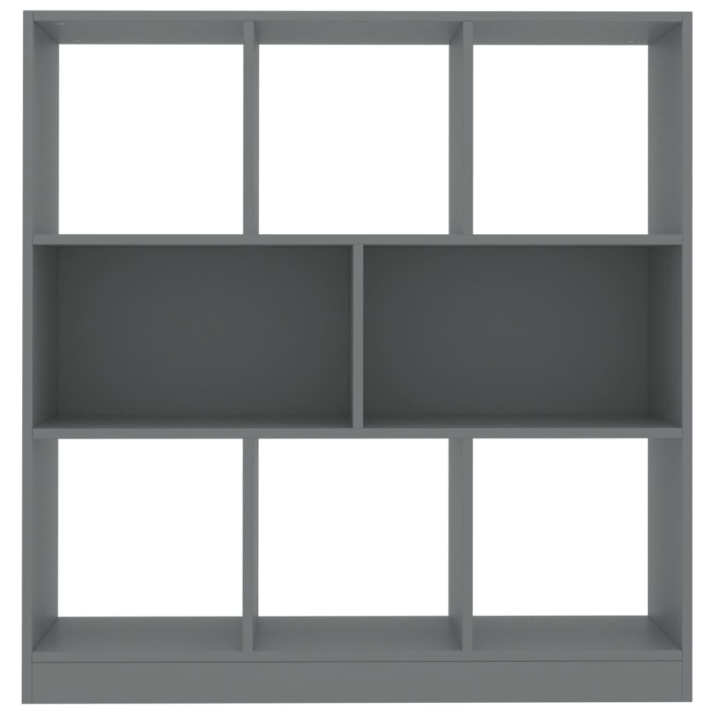 Veryke 8-Cube Reversible Open Shelf Bookcase, Freestanding Storage Organizer - Grey