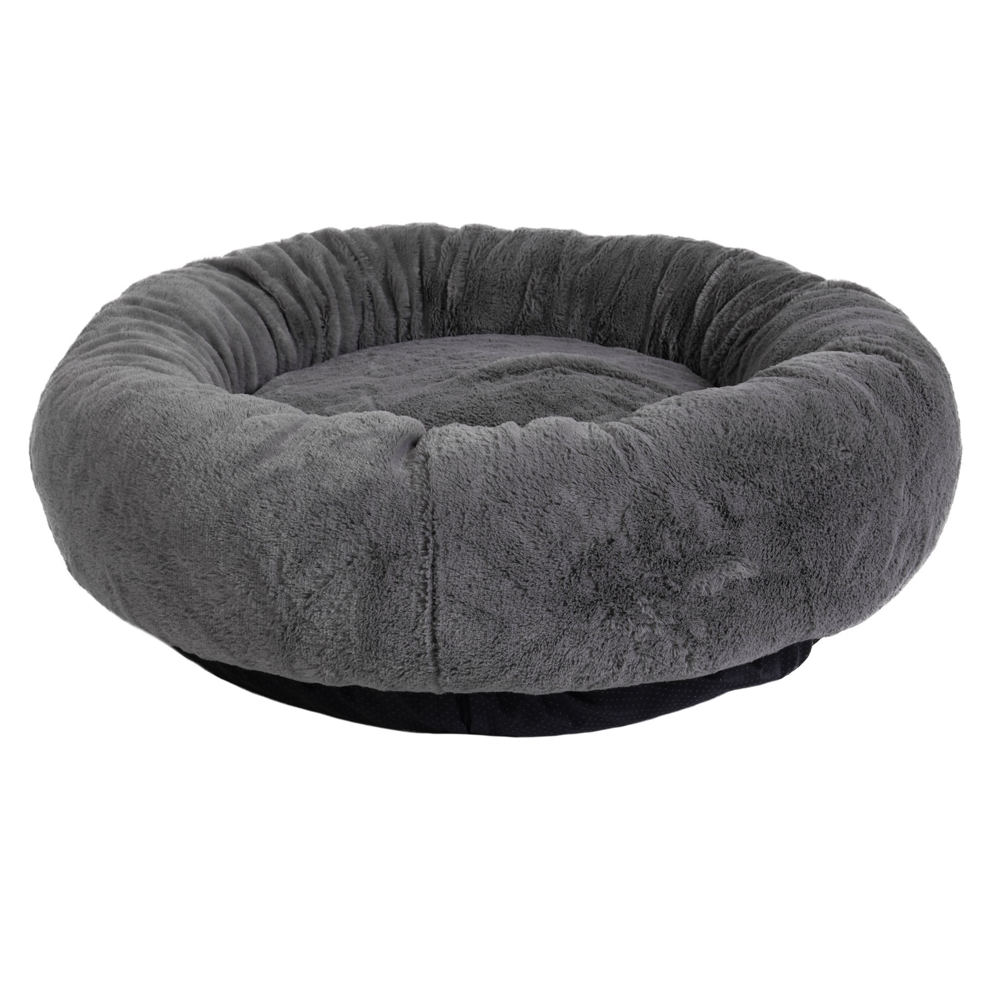 Petmate Donut Lounger Round Dog Bed, Cat Bed, 32 Inches, Assorted