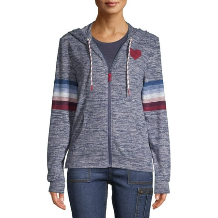 EV1 from Ellen DeGeneres Ombre Stripe Hoodie Women's
