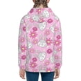 thumbnail image 6 of Pofeuu Sunflower Rabbit Print Teenage Zipper Hoodie Sweatshirts Hooded Casual Jackets With Pocket For Boys Girls-Medium, 6 of 6