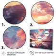thumbnail image 3 of Designart "Cotton Candy Skies at Sunset IV" Landscapes Floater Framed Wall Decor, 3 of 7