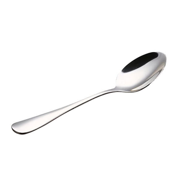 Fnochy Stainless Steel Teaspoons, Spoons Silverware, Dishwasher Safe - 5.3 Inches, Silver