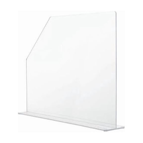 Global Industrial Splash Guard Large 4-1/2""W x 23-1/2""D x 18""H Clear