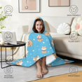 thumbnail image 4 of Wearable Blanket,Cute Shiba Inu Hooded Wearable Flannel Blanket for Adults & Teens with Buckle,Winter Poncho Shawl Wrap Cape,60"x80", 4 of 5