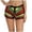 Black, variant on Women's Board Shorts Bikini Full Coverage Yellow Mid Rise High Leg Bikini Bottom Womens Swimsuits